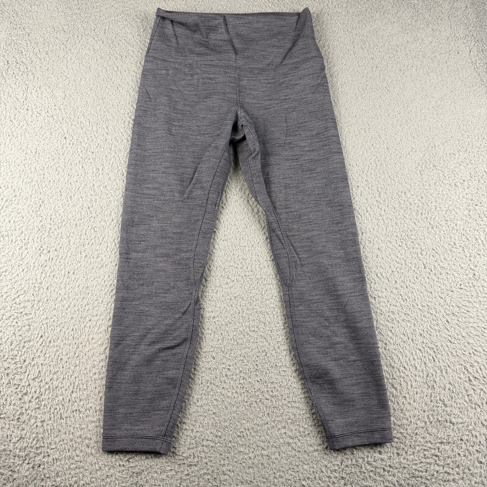 Lululemon Wunder Under HR Leggings Womens 8 Charcoal Pants